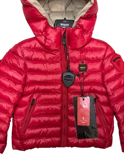 Blauer Rosso Con Cappuccio Kids Unisex - immagine 2
