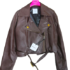 Giacca in Pelle Marrone