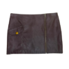 Gonna Pinko in Pelle Marrone